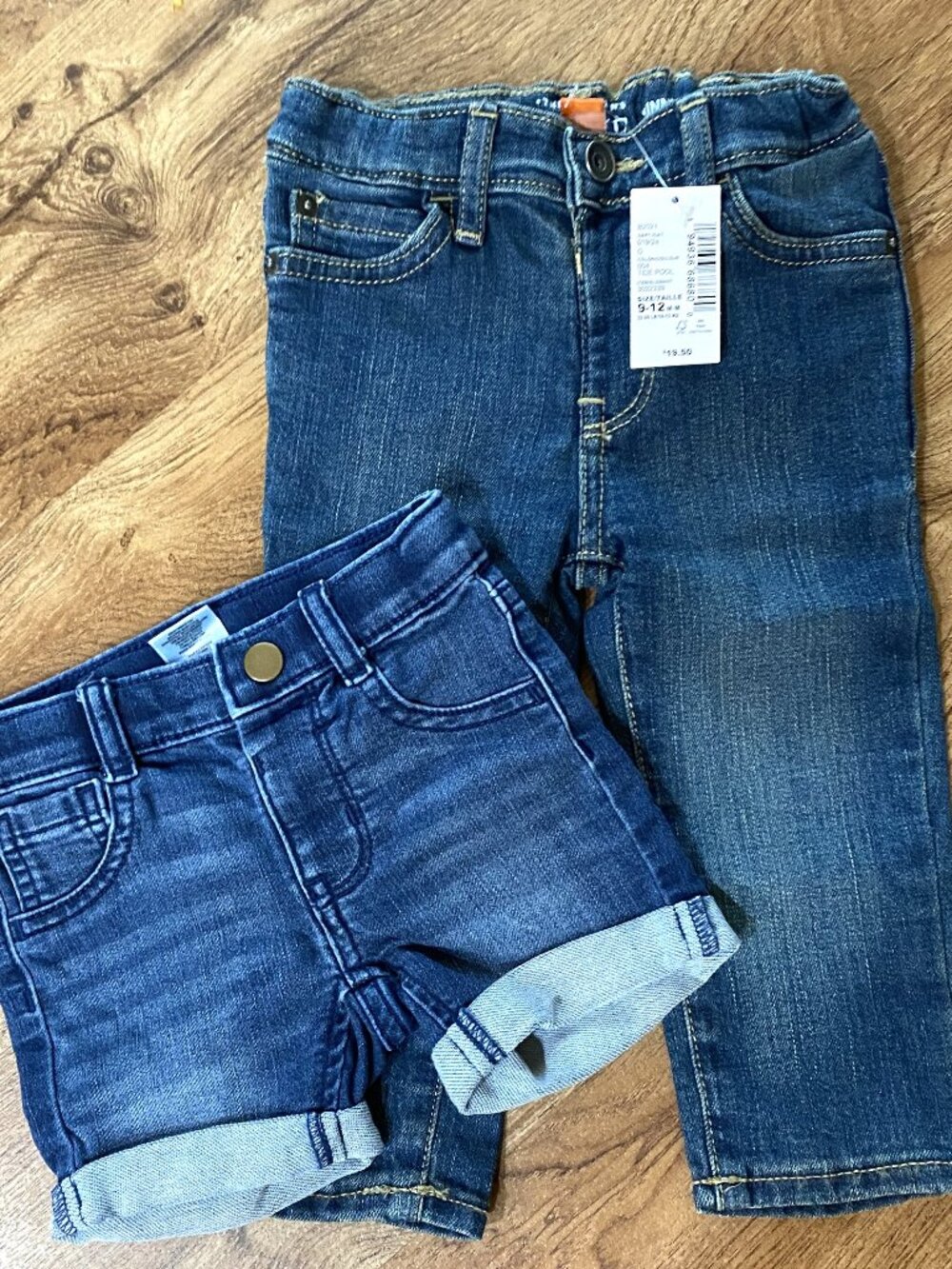Rugged Butts Denim Shorts/NWT Children's Place Jeans-9-12/12-18 M